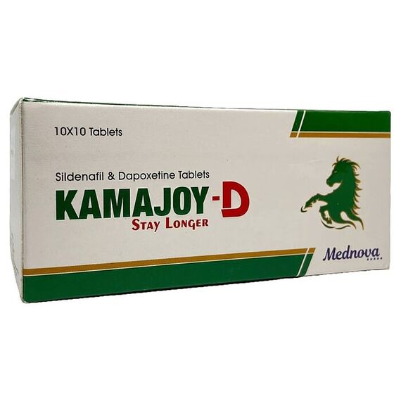 Kamajoy D (Силденафіл 100 мг + Дапоксетин 60 мг) ➤ потужна ерекція + пролонгація