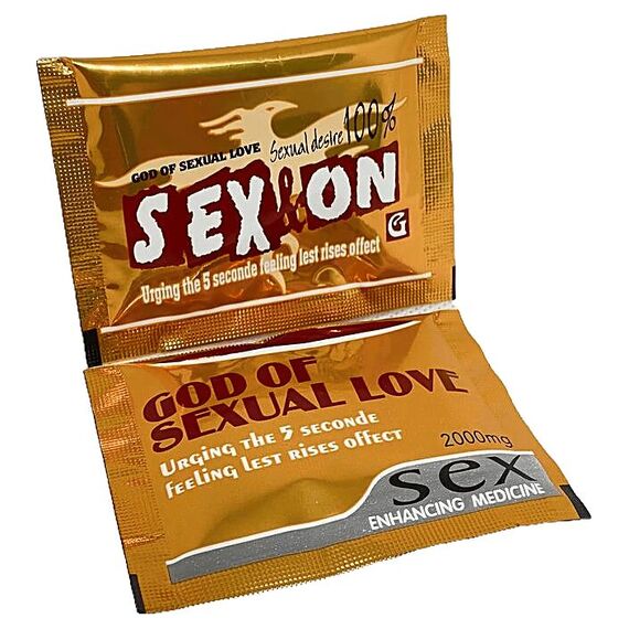 SEX&ON - збудливий порошок жіночий ➤ 1 шт (тестер)