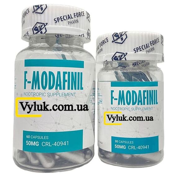 Купити ➤ Модафініл 50 мг - Special Force F-Modafinil (30 капс.), Фасовка: 30 капсул, фото 4