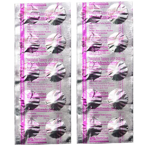 Модафініл Modafresh 200 мг - для концентрації та бадьорості, фото 2