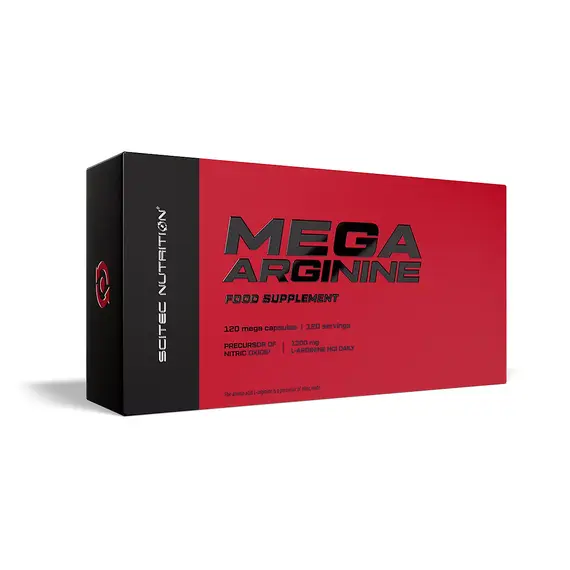 Mega Arginine ➤ 120 капсул (120 порцій), Фасовка: 120 капсул (120 порцій)