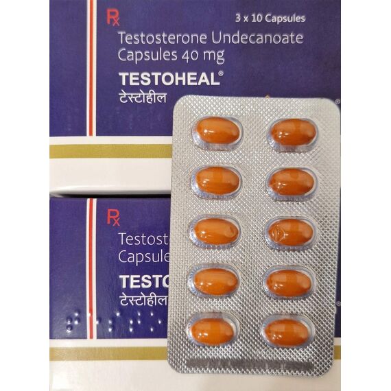 Андріол Testoheal (Тестогель) 40 мг ➤ 30 капсул (30 порцій), фото 3 Андріол Testoheal (Тестогель) 40 мг ➤ 30 капсул (30 порцій), фото 3
