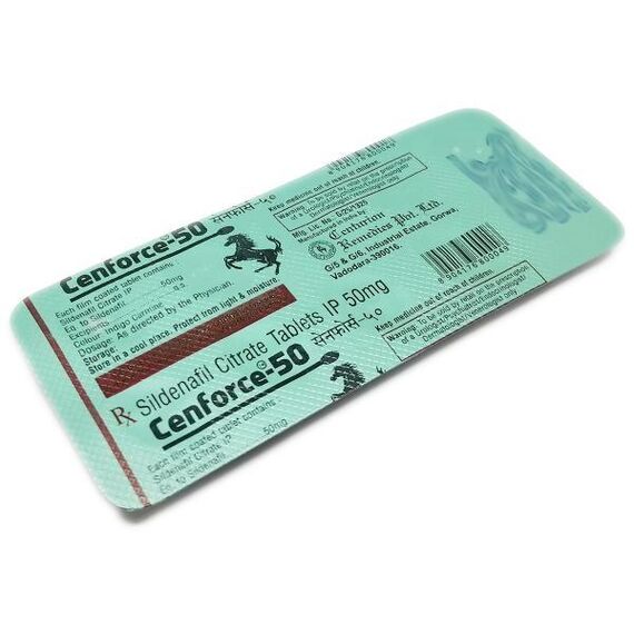 Cenforce (Ценфорс) 50 мг - препарат для потенції ➤ Віагра (Силденафіл) ➤ 10 пігулок, Дозування: 50 мг, Фасовка: 10 пігулок, фото 3 Cenforce (Ценфорс) 50 мг - препарат для потенції ➤ Віагра (Силденафіл) ➤ 10 пігулок, Дозування: 50 мг, Фасовка: 10 пігулок, фото 3