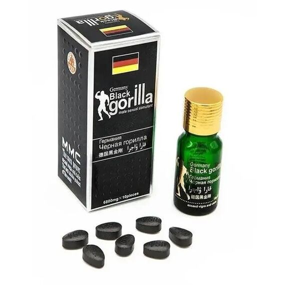 Black Gorilla (Чорна Горила) - препарат для потенції ➤ 10 пігулок, фото 3