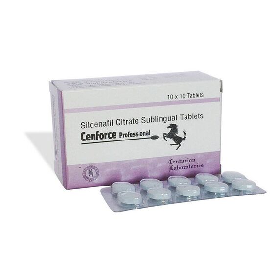 Cenforce Pro (Ценфорс Про) 100 мг - препарат для потенції ➤ Віагра (Силденафіл) ➤ 10 пігулок, Фасовка: 10 пігулок