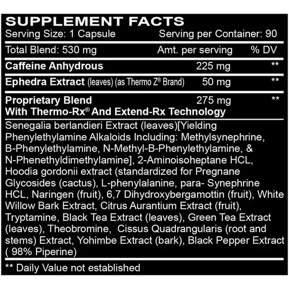 Innovative labs Diablos ECA ➤ 90 капсул (90 порцій), фото 2