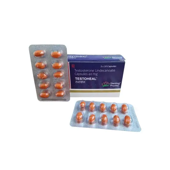 Андріол Testoheal (Тестогель) 40 мг ➤ 30 капсул (30 порцій)