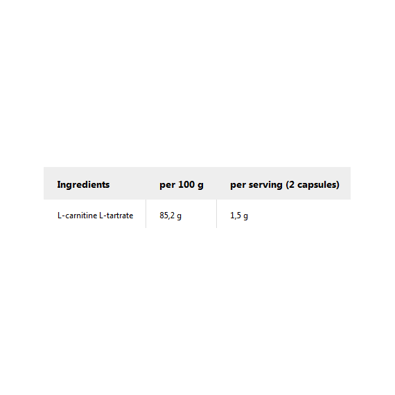 Carnitine Pro - 130 капс ➤ 130 капсул(65 порцій), фото 2 Carnitine Pro - 130 капс ➤ 130 капсул(65 порцій), фото 2
