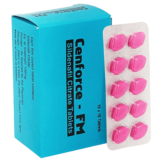 Cenforce FM 100 мг - жіночий збудник ➤ Віагра (Силденафіл) ➤ 10 пігулок, фото 3