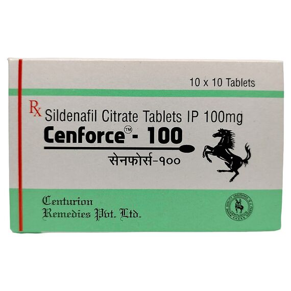 Cenforce (Ценфорс) 100 мг - препарат для потенції ➤ Віагра (Силденафіл) ➤ 10 пігулок, Дозування: 100 мг, Фасовка: 10 пігулок, фото 2