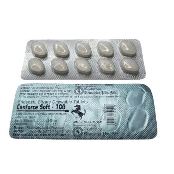Жувальний Cenforce Soft Chewable 100 мг ➤ Віагра (Силденафіл) ➤ 10 пігулок, фото 5