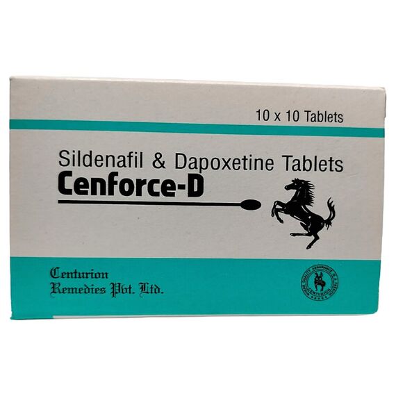 Cenforce D (Дапоксетин 60 мг + Силденафіл 100 мг) - продовження сексу + потужна ерекція, фото 2