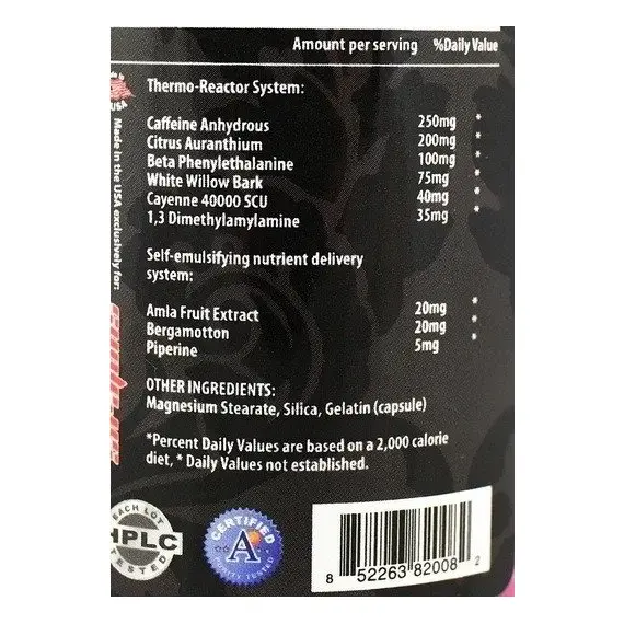 Revange Nutrition Thermal Pro Femme ➤ 60 капсул (30 порцій), фото 2