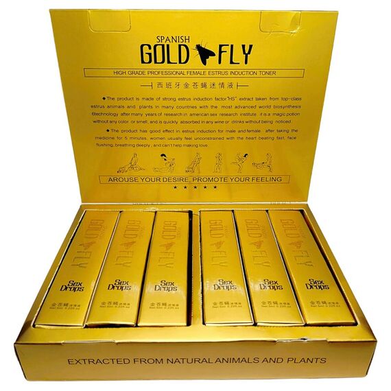 Шпанська Мушка (Spanish Gold Fly) - збуджуючі краплі для жінок ➤ 12 стіків, Фасовка: 12 стіків