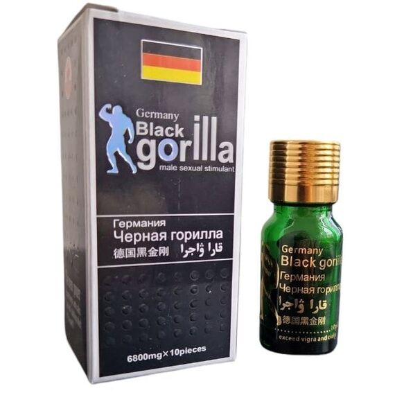 Black Gorilla (Чорна Горила) - препарат для потенції ➤ 10 пігулок