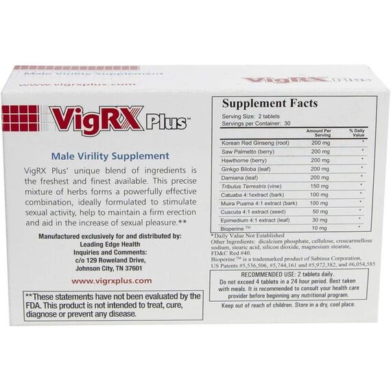 VigRX Plus for Men - препарат для потенції ➤ 60 таблеток, фото 2