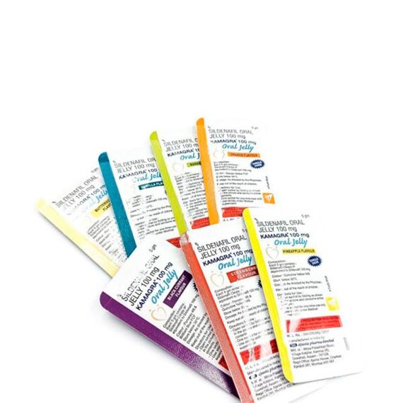 Kamagra Oral Jelly (Камагра Желе) 100 мг ➤ Дженерик для потенції ➤ 7 шт, фото 2