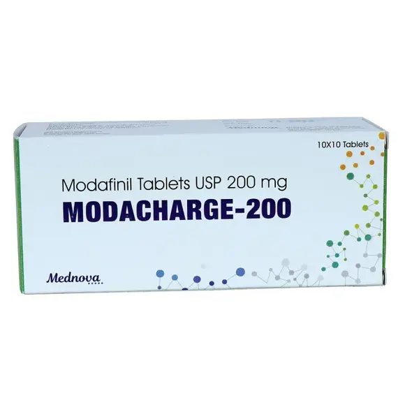 Modacharge 200 мг – модафініл для фокусу та енергії ➤ 10 пігулок
