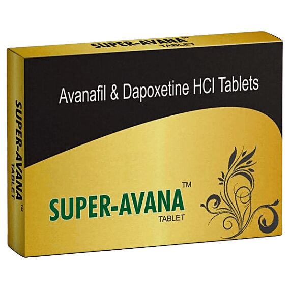 Super Avana (Аванафіл 100 мг + Дапоксетін 60 мг) ➤ потужна ерекція + продовження сексу