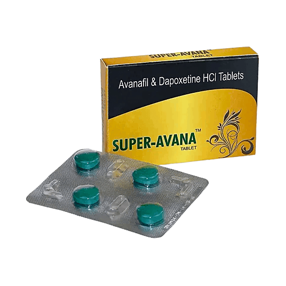 Super Avana (Аванафіл 100 мг + Дапоксетін 60 мг) ➤ потужна ерекція + продовження сексу, фото 3