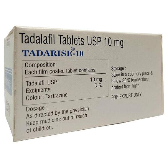 Tadarise 10 мг - для еректильної дисфункції ➤ Сіаліс (Тадалафіл) ➤ 10 пігулок, Дозування: 10 мг, фото 3