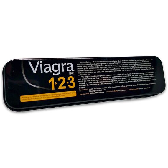 Віагра 123 (Viagra 123) - для підвищення потенції ➤ 10 пігулок, фото 4