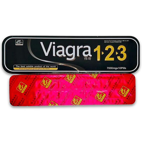 Віагра 123 (Viagra 123) - для підвищення потенції ➤ 10 пігулок, фото 3