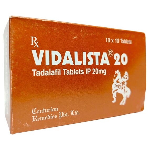 Vidalista 20 мг - для еректильної дисфункції ➤ Сіаліс (Тадалафіл) ➤ 10 пігулок, Дозування: 20 мг
