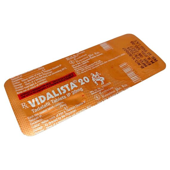 Vidalista 20 мг - для еректильної дисфункції ➤ Сіаліс (Тадалафіл), Дозування: 20 мг, фото 4