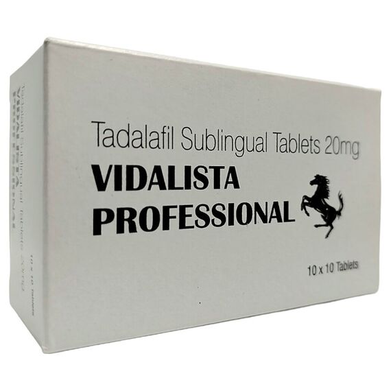 Vidalista Professional 20 мг - для посилення потенції та ерекції ➤ Сіаліс (Тадалафіл) ➤ 10 пігулок, Фасовка: 10 пігулок