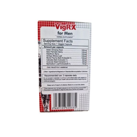 VigRX for Men - препарат для потенції ➤ 60 капсул, фото 2
