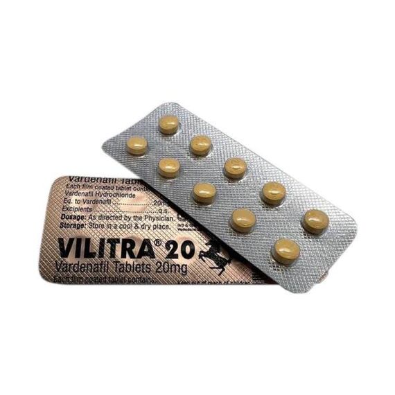 Vilitra 20 мг - для еректильної дисфункції (Варденафіл) ➤ 10 пігулок, Дозування: 20 мг, фото 5